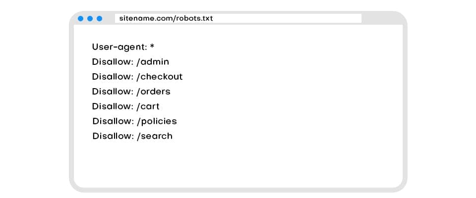 robots txt file