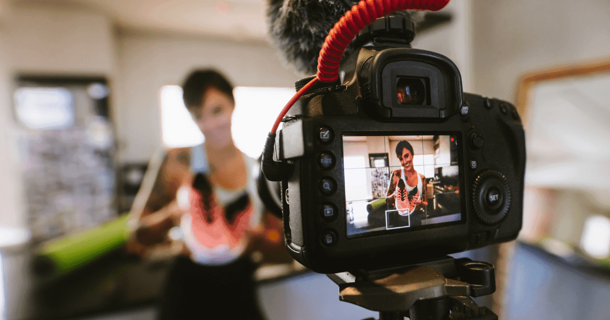 making a youtube video
