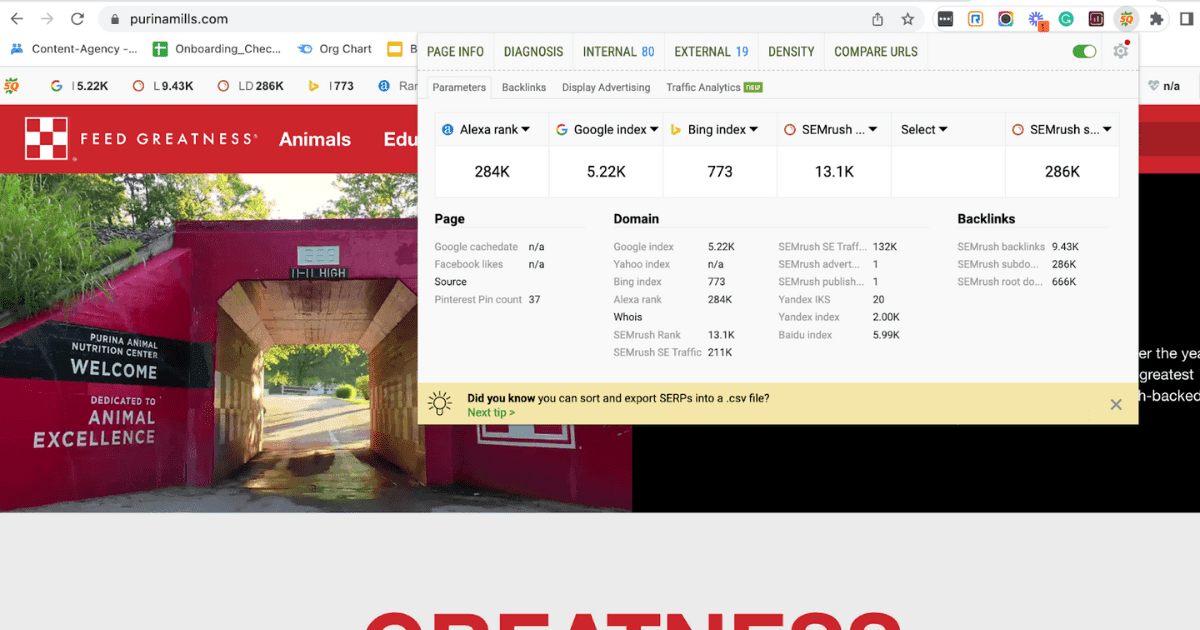 Using Browser Extensions or Plugins for On-site Keyword Analysis