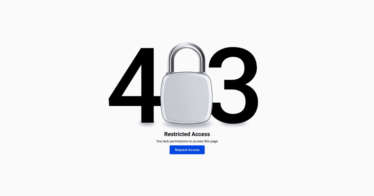 403 Forbidden