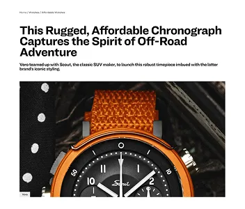 Gear Patrol feature