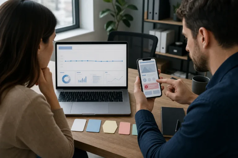 Ecommerce team diagnosing stagnant Shopify SEO performance